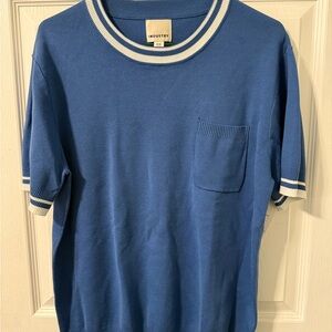 Blue Short Sleeve Men's Tee